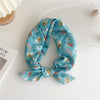 Women's Cotton And Linen Small Square Towel Silk Scarf Artistic All-match Fashion