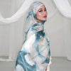 Watercolor Series Satin Polyester Ethnic Shawl