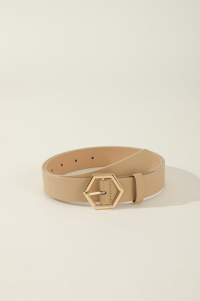 Women's Hexangular Star Casual All-Match Belt