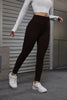 Autumn And Winter Women's Velvet Lift Hip Tight Pants With Elastic High Waist Sports Tight Pants