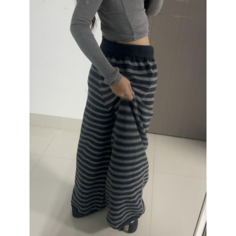 Retro Loose Slimming Wide-leg Pants For Women