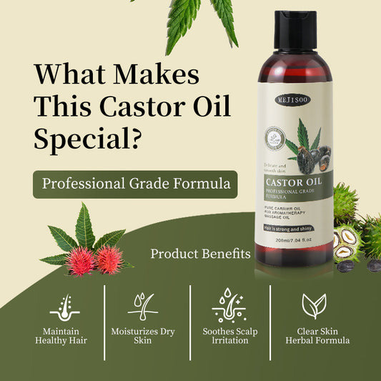 Castor Oil Plant Hair Care Essential