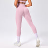 Seamless High-waisted Nine-inch Pants Pleated And Hip-lifting Fitness Pants
