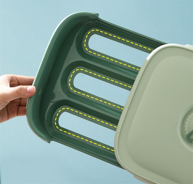 Egg Storage Box Refrigerator Special Drawer Rolling