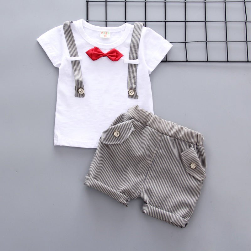 Baby Boy Summer Short Sleeve Suit Boy Shorts - Eshtree