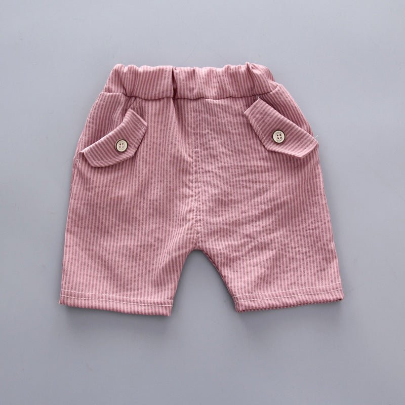 Baby Boy Summer Short Sleeve Suit Boy Shorts - Eshtree