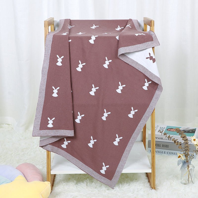 Baby Cartoon Knitted Cotton Cute Windproof Blanket - Eshtree