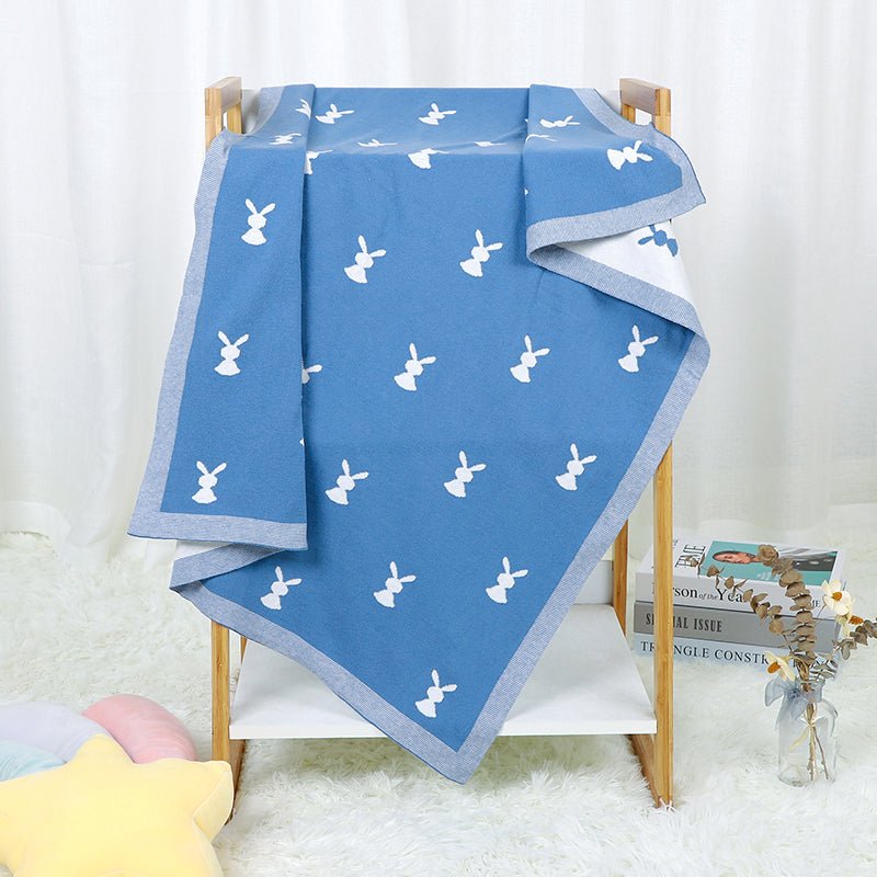 Baby Cartoon Knitted Cotton Cute Windproof Blanket - Eshtree