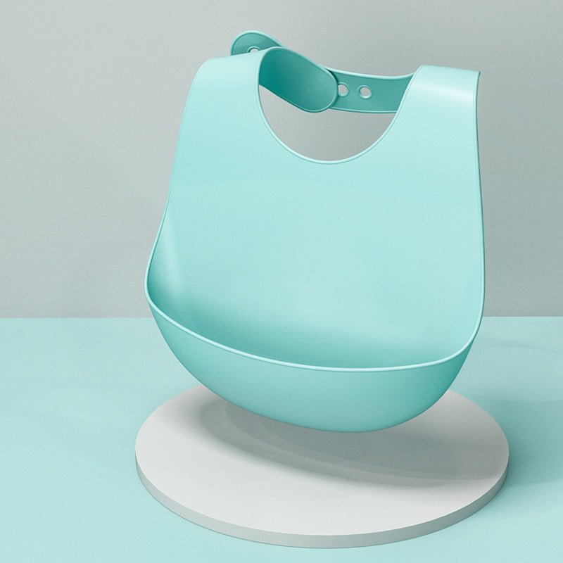 Baby Eating Bibs Baby Food Supplement Bibs Children Kids Saliva Waterproof Bibs Silicone Super Soft Food Rice Pockets - Eshtree