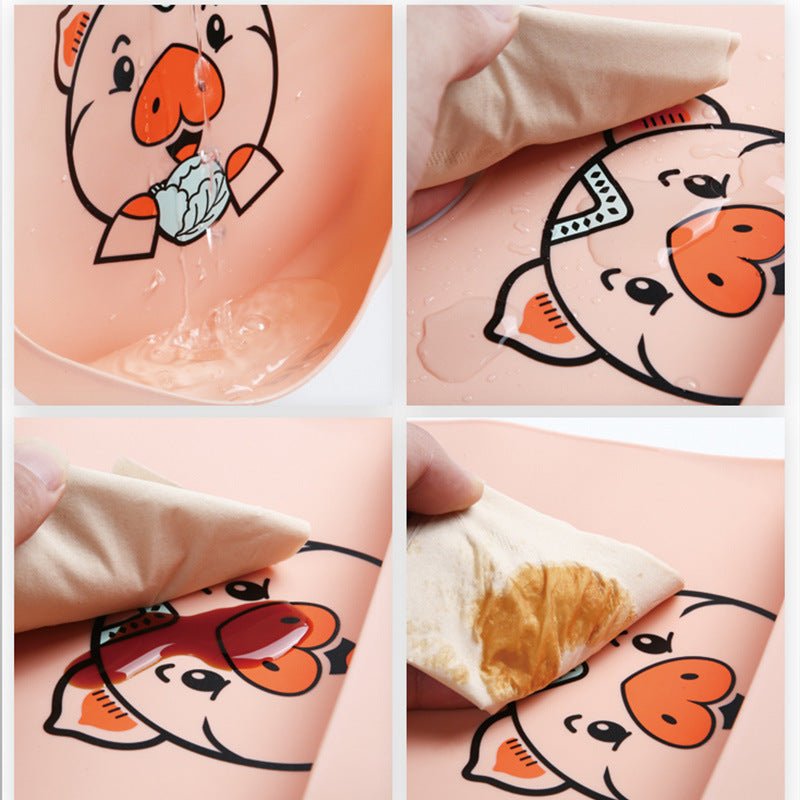 Baby Eating Bibs Baby Food Supplement Bibs Children Kids Saliva Waterproof Bibs Silicone Super Soft Food Rice Pockets - Eshtree