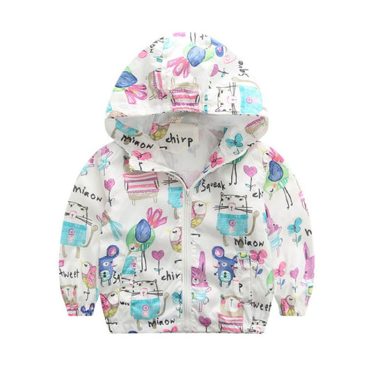Baby girl cartoon hoodie - Eshtree