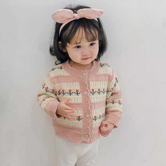 Baby girl knitted jacket - Eshtree