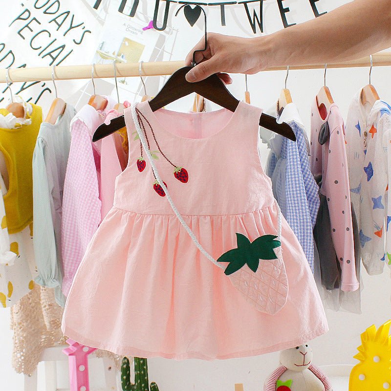 Baby Girl Summer Dress 1 - 3 Years Old Suspender Baby Skirt Girl Dress - Eshtree
