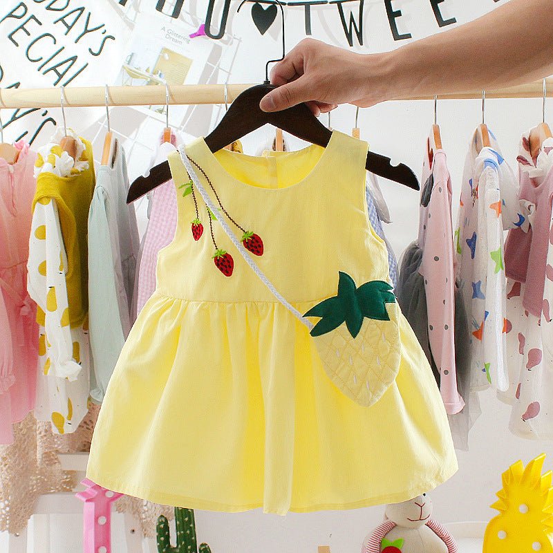Baby Girl Summer Dress 1 - 3 Years Old Suspender Baby Skirt Girl Dress - Eshtree
