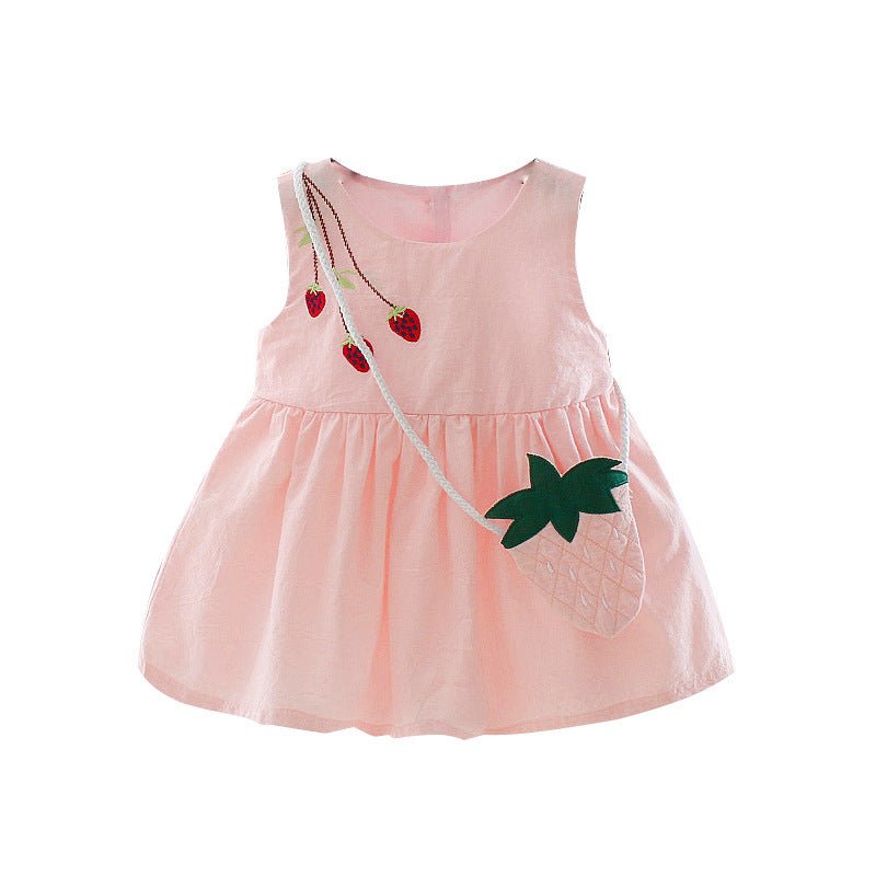 Baby Girl Summer Dress 1 - 3 Years Old Suspender Baby Skirt Girl Dress - Eshtree
