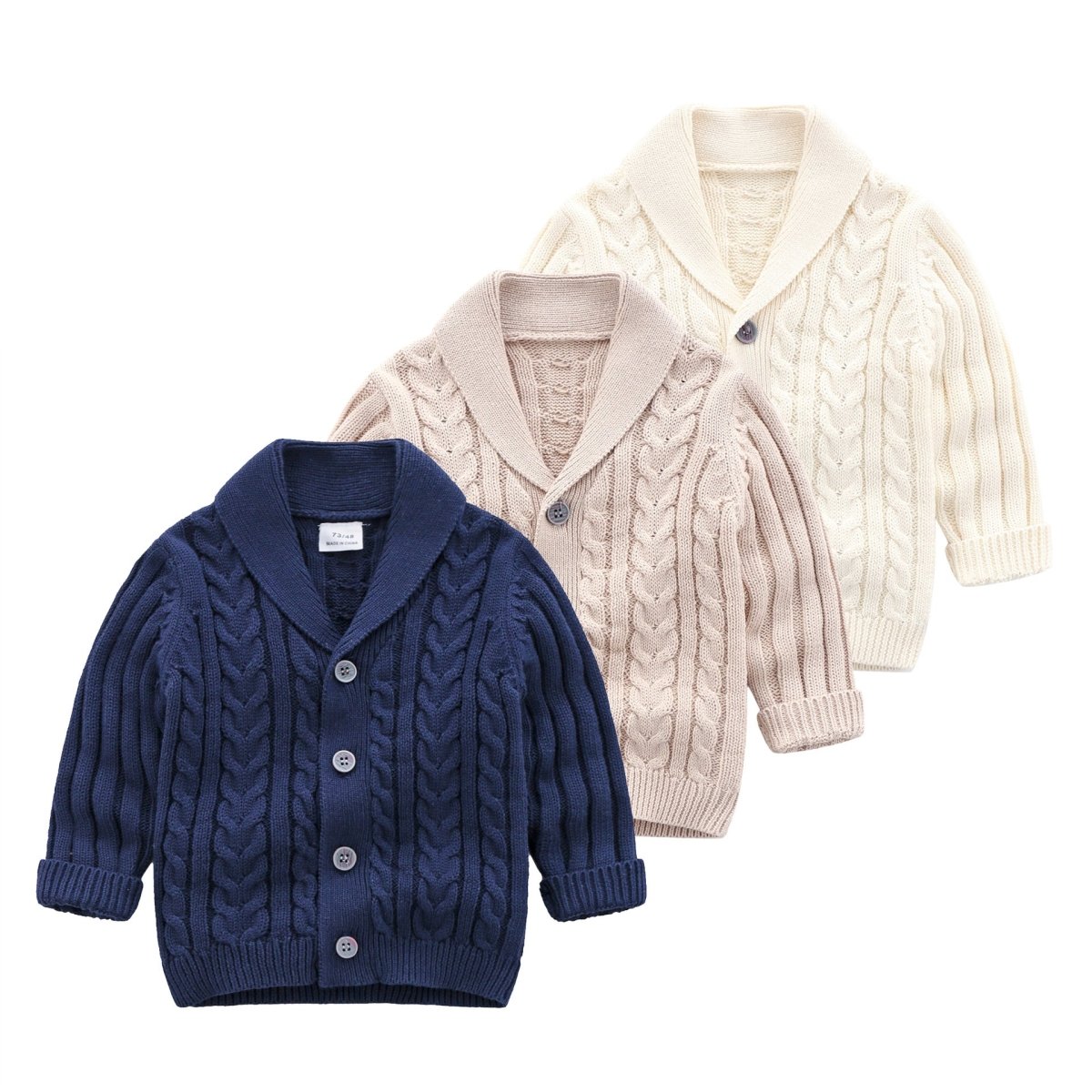 Baby Simple Sweater Knitted Cardigan Coat - Eshtree