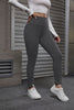 Autumn And Winter Women's Velvet Lift Hip Tight Pants With Elastic High Waist Sports Tight Pants
