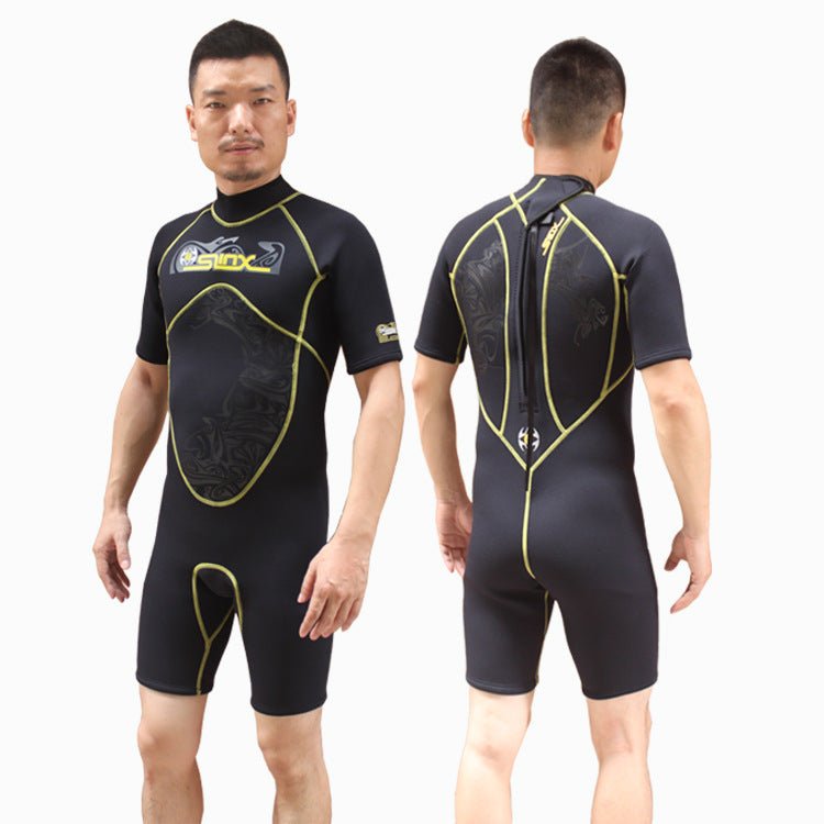 Back Zipper High - quality Fabric Surfing Suit - Eshtree