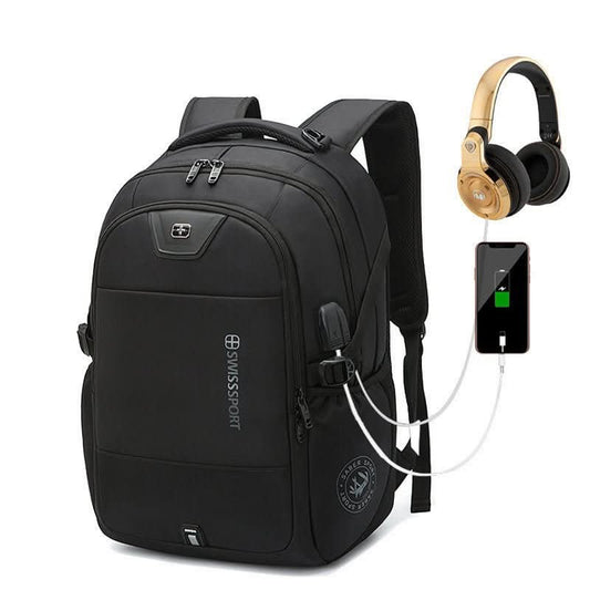 Backpack Usb Men's Backpack Women Outdoor Travel Bag Business Computer Bag - Eshtree