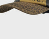 Niche Color-blocking Leopard Print Distressed Hat
