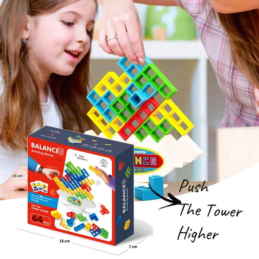 Balance Stacking Board Games Kids Adults Tower Block Toys For Family Parties Travel Games Boys Girls Puzzle Buliding Blocks Toy - Eshtree