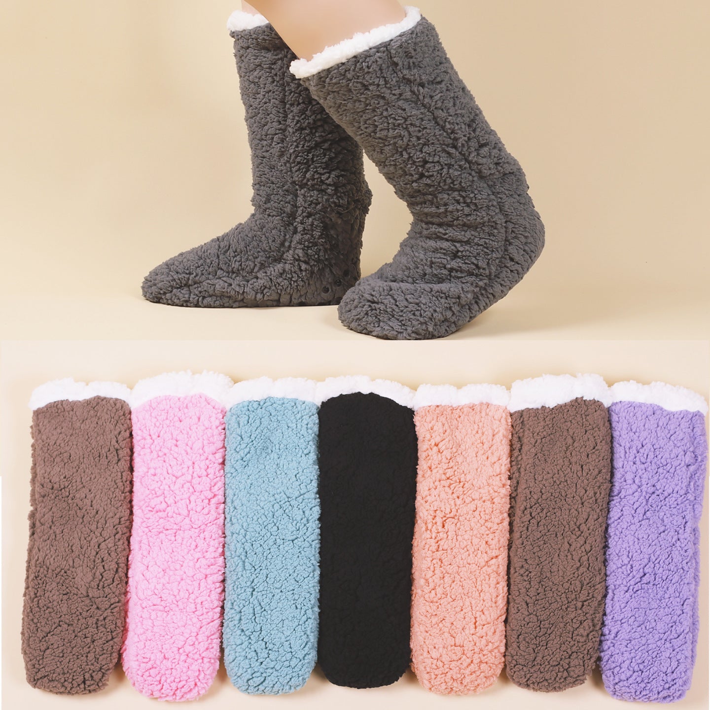 Room Socks Adult Home Sleep Autumn And Winter