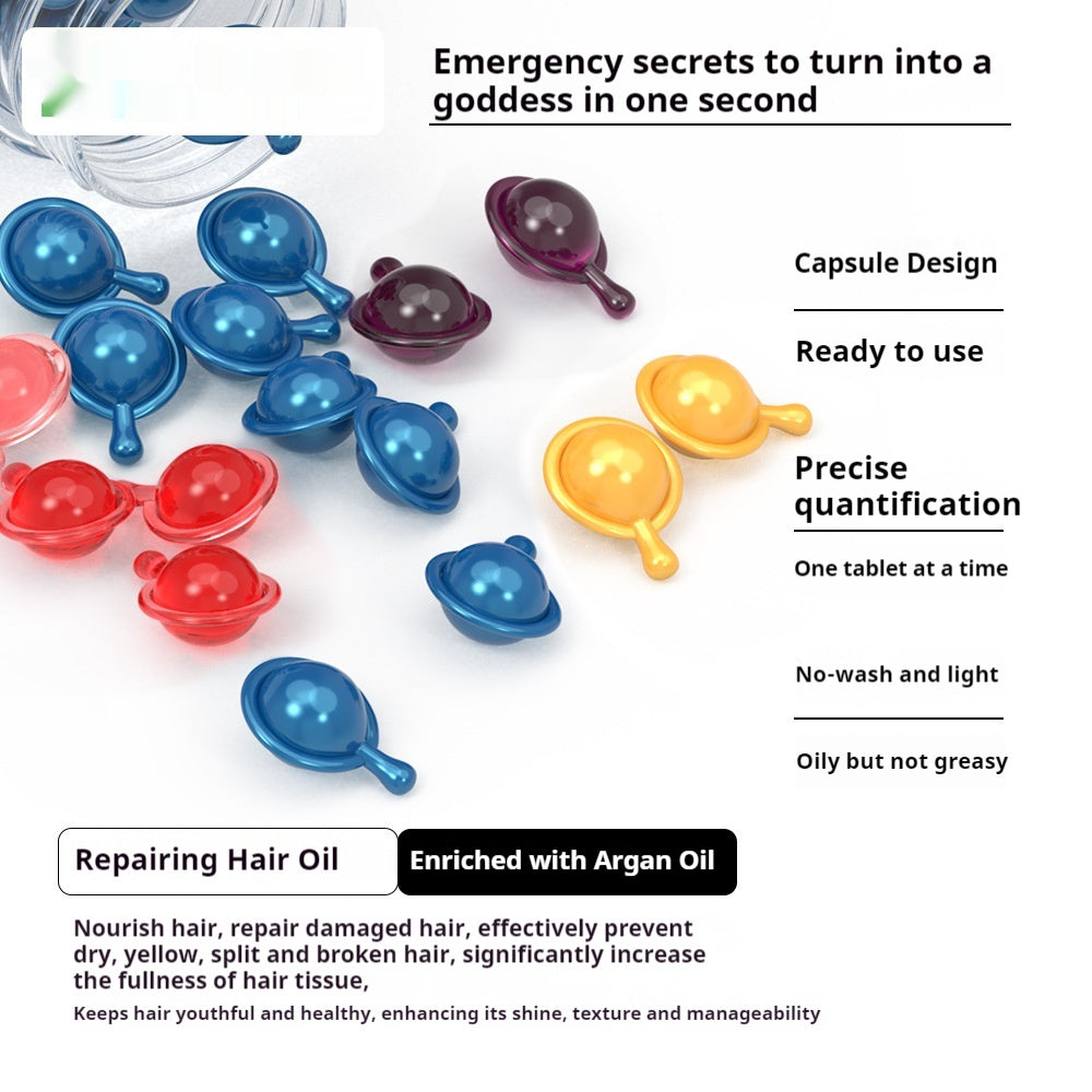 Vitamin Nuts Oil Care Improve Frizzy Hair Moisturizing Soft And Tough Hair Care