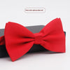 Men's Solid Color Formal Wear Wedding Business Casual Groom Groomsman Bow Tie