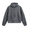 Deconstructing And Splicing Hooded Cardigan Sweater Man