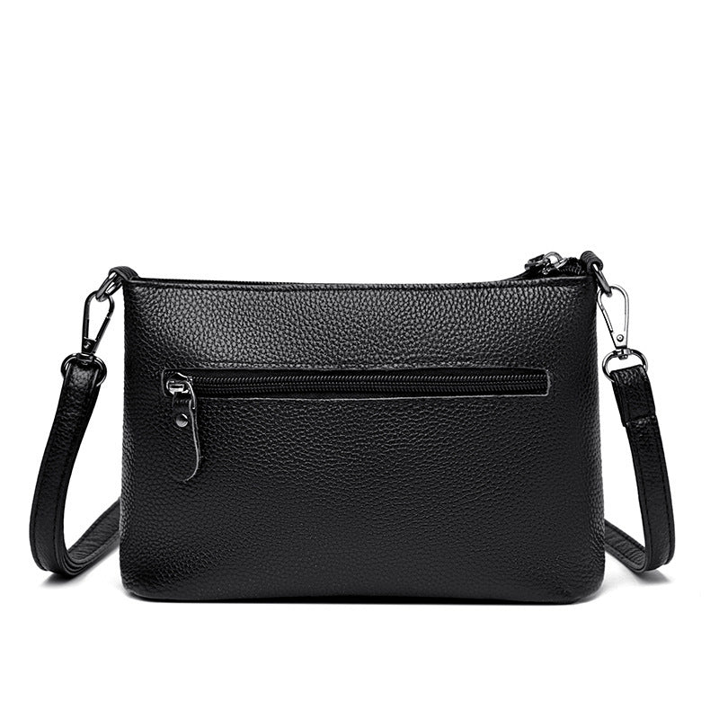 New Leather Fashion Niche Versatile Shoulder Crossbody Bag