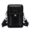 Men's Leather Belt Multi-functional Shoulder Messenger Bag