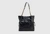 Special Design Large Capacity Black Diamond Chain Shoulder Handbag