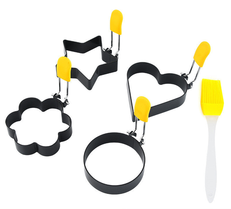 Stainless Steel Round Heart-shaped Flower-shaped Star-shaped Omelette Set