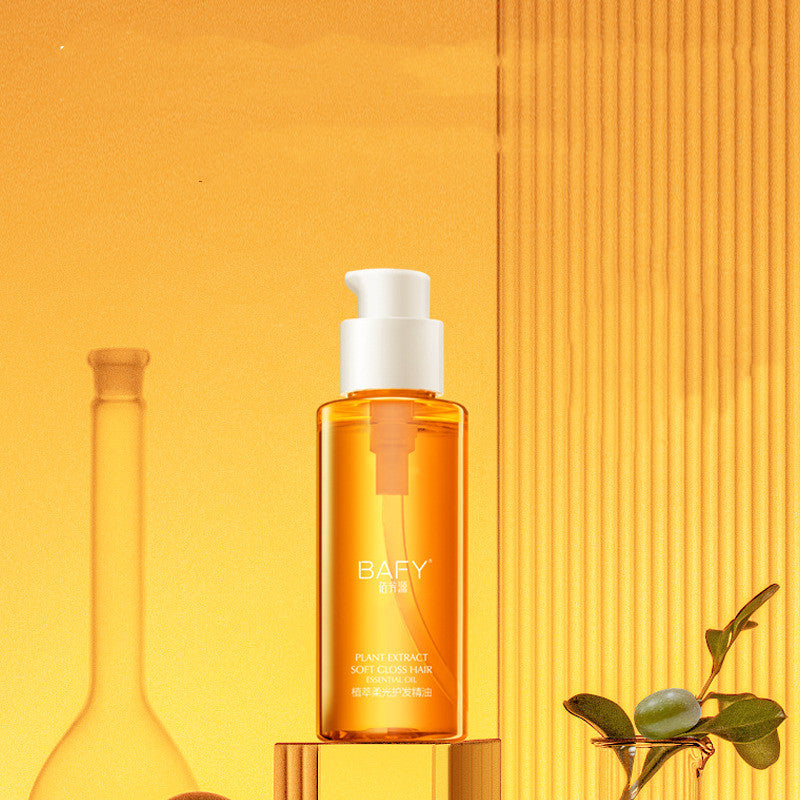 بلسم يُترك على الشعر لتحسين مظهر الشعر المجعد والجاف