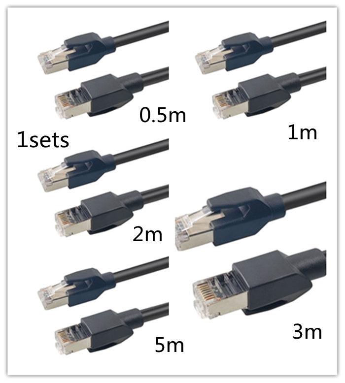 Gaorou Super Category 6 Gigabit High-speed Double-shielded Network Cable