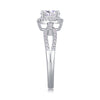 Know Your Heart - A 1-carat Top-quality Moissanite S925 Silver Platinum-plated Diamond Wedding Ring Can Be Tested With A Diamond Pen