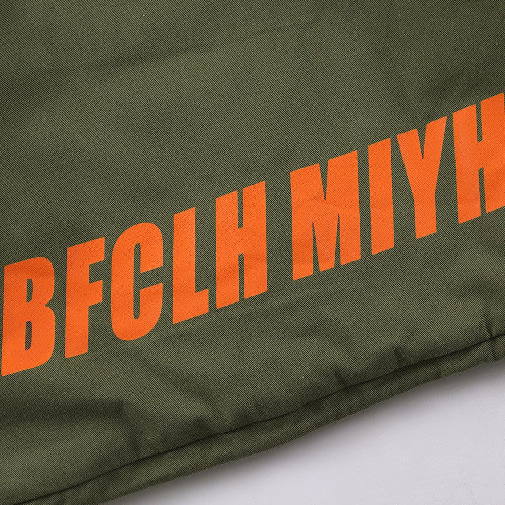 Color Contrast Patchwork Hooded Jacket For Men