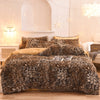 Luxury Thick Fleece Duvet Cover Queen King Winter Warm Bed Quilt Cover Pillowcase Fluffy Plush Shaggy Bedclothes Bedding Set Winter Body Keep Warm