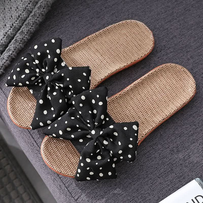 Big Bow Slippers Home Non - Slip Slippers - Eshtree
