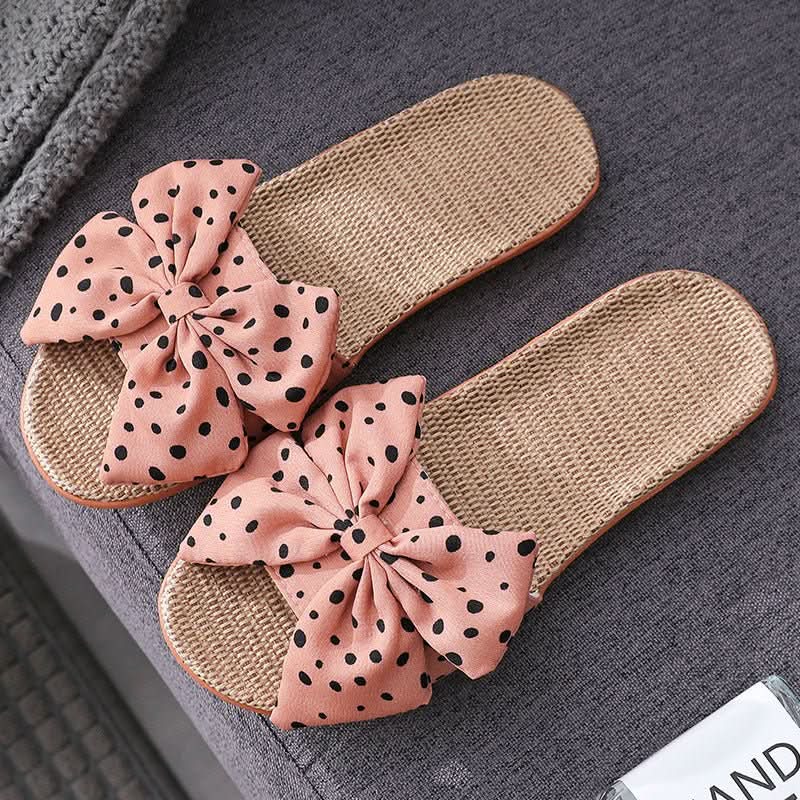 Big Bow Slippers Home Non - Slip Slippers - Eshtree