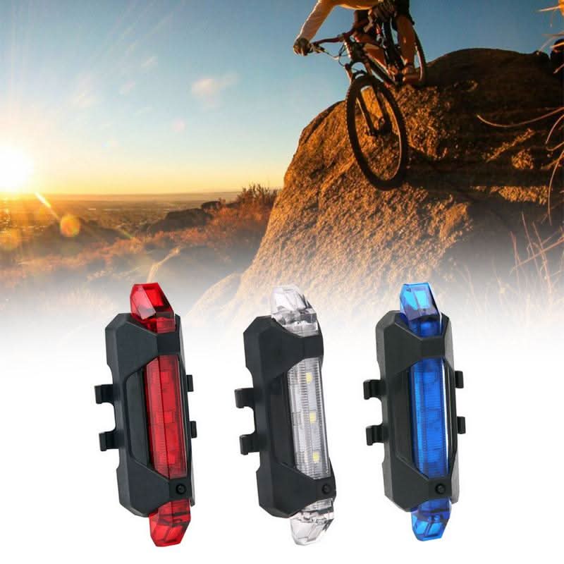 Bike Bicycle Light USB LED Rechargeable Safety Set Mountain Cycle Front Back Headlight Lamp Flashlight Bike Accessories - Eshtree