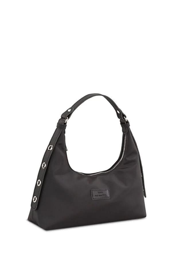 Black Baguette Shoulder Bag For Women - Eshtree