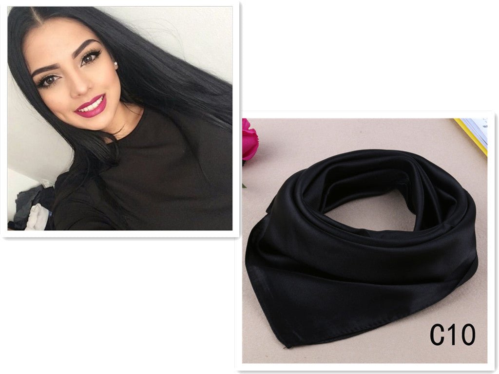 Black long straight hair wig cover - Eshtree