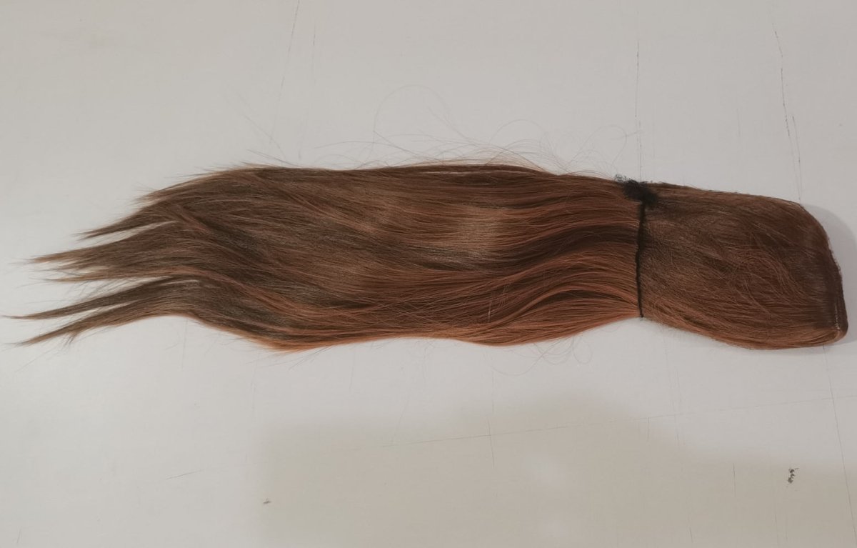 Black long straight hair wig cover - Eshtree