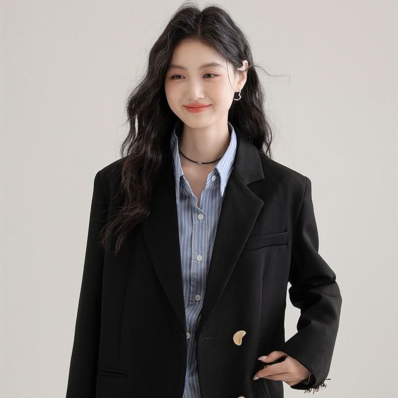 Black Profile Blazer For Women - Eshtree
