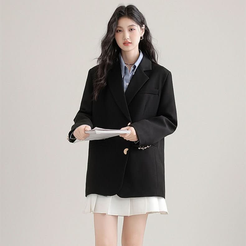 Black Profile Blazer For Women - Eshtree