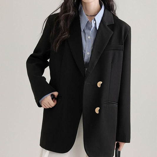 Black Profile Blazer For Women - Eshtree