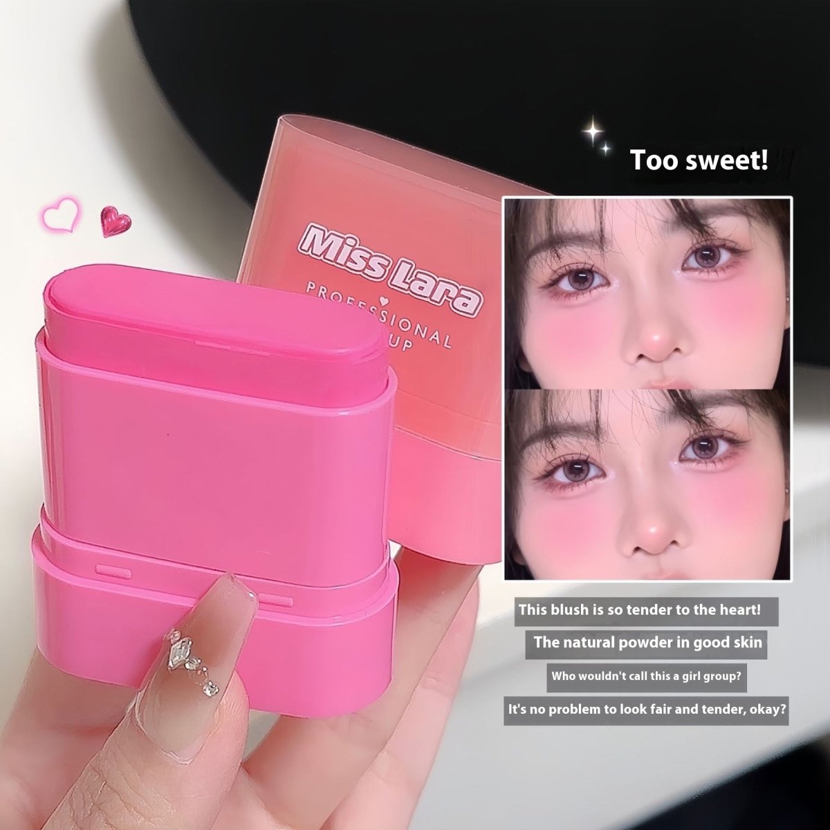 Blusher Natural Nude Makeup Repair Brightening Vigorous Girl Expansion Contractive Color - Eshtree