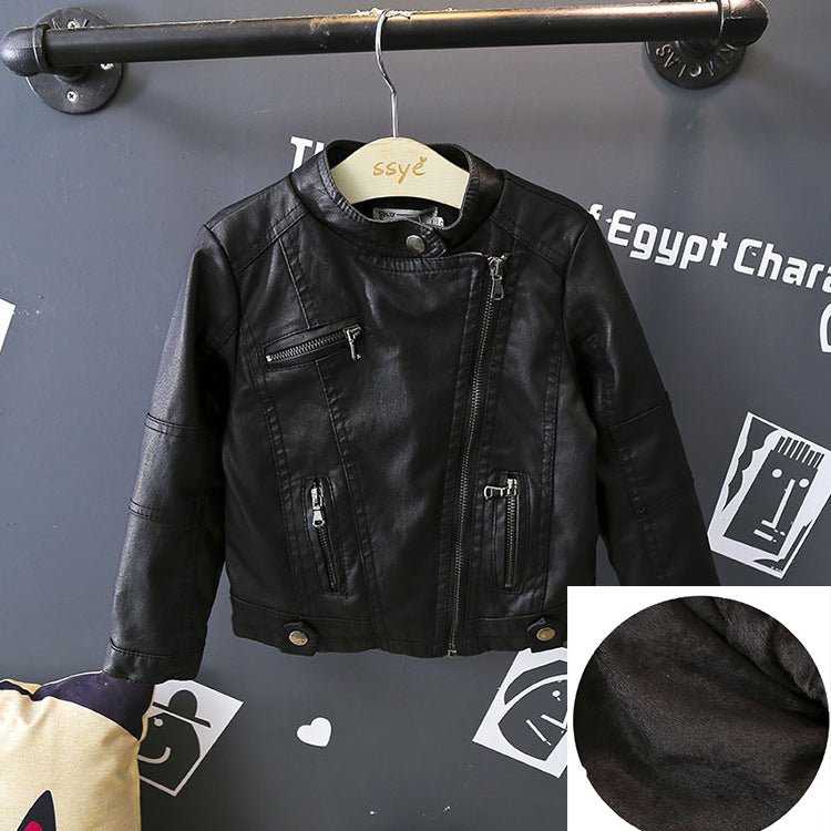 Boys And Girls Warm And Trendy Leather Jackets - Eshtree