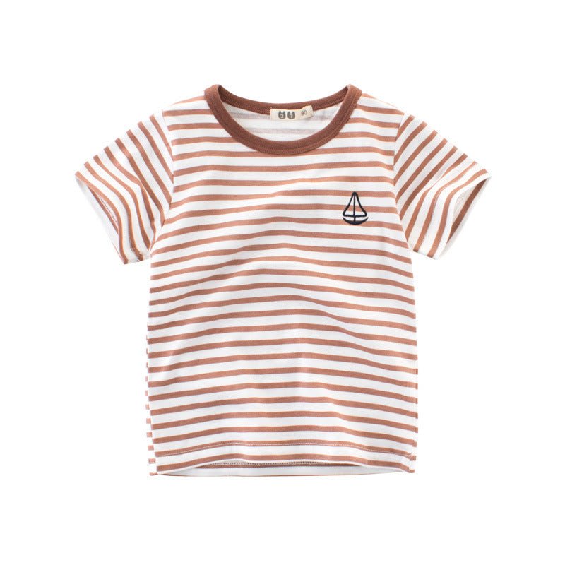 Boys' Cotton Kids Striped T-Shirt - Eshtree